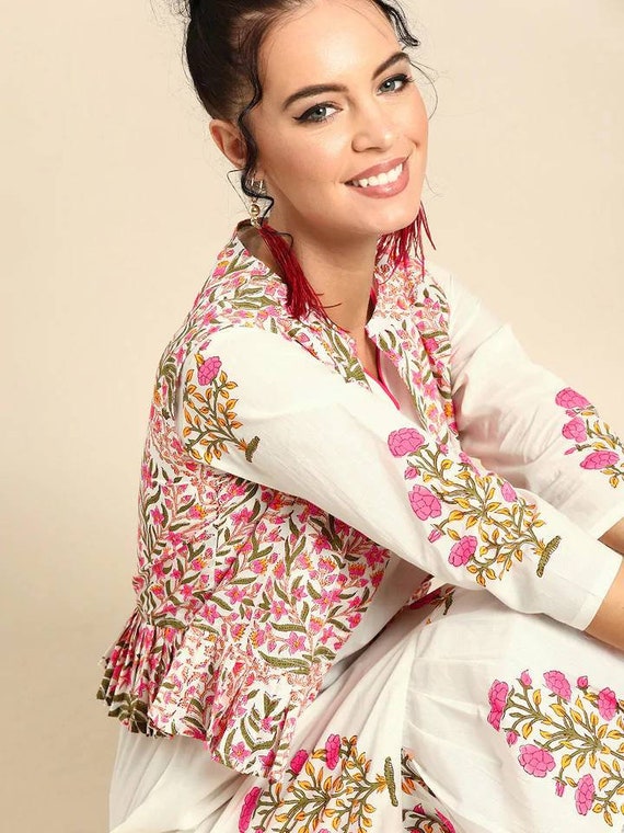 pink ethnic jacket