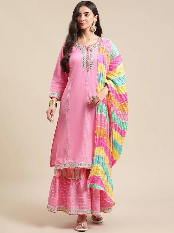 Kurta patti clearance suit