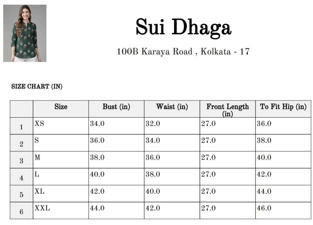 Aggregate more than 210 xxl kurtis size chart best