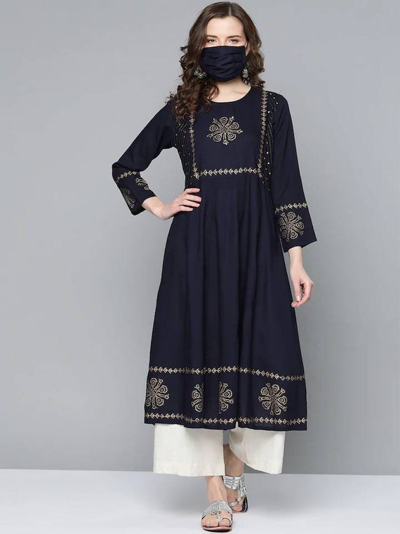 Long Buy Cotton Kurtis for Women Online in India, Size: XL, Wash Care:  Machine wash at Rs 270 in Kasaragod