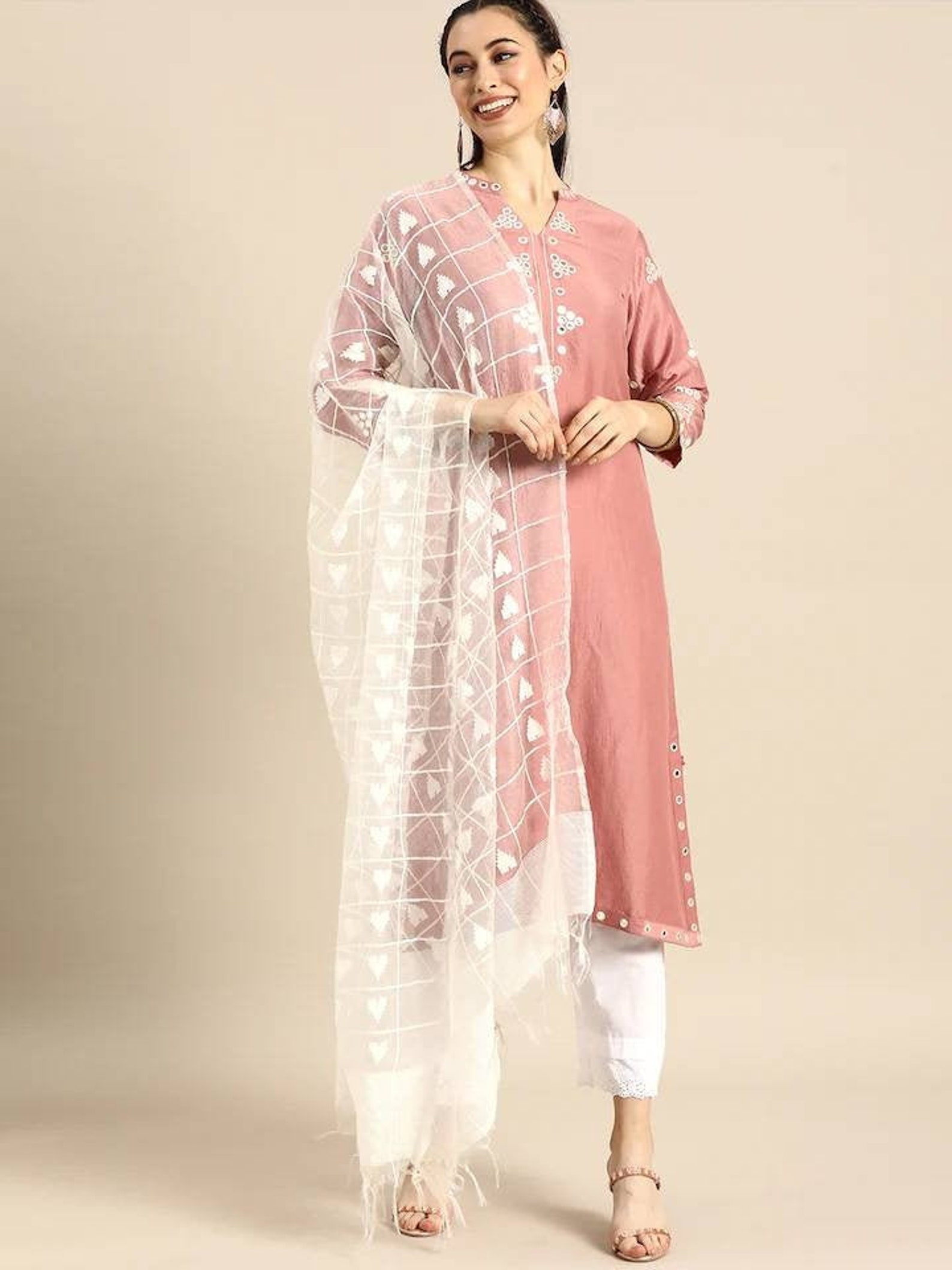 Bloome Old Rose Kurta Set