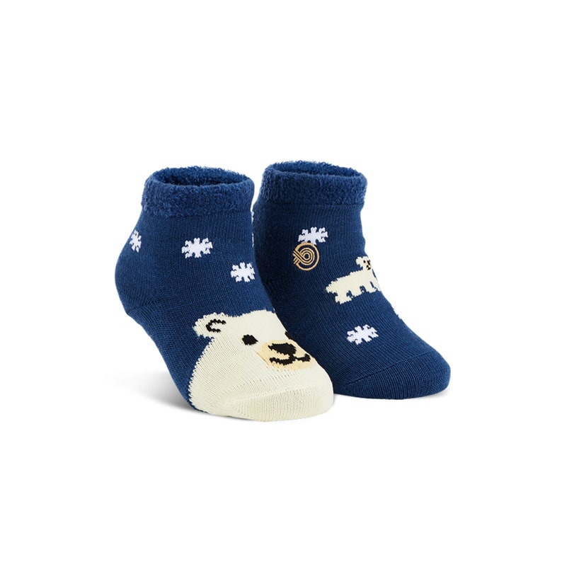Fuzzy Non-Slip Merino Wool Grippy Hospital Socks with Polar | Etsy