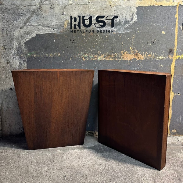 Rostige Tischbeine – Vintage – Industrie – Rost – Tischbeine aus Stahl (2er-Set) METALFUN