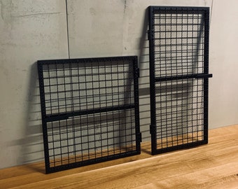 Custom Industrial Loft-Style Metal Grid Doors – Made to Order | Door, Steel Door,