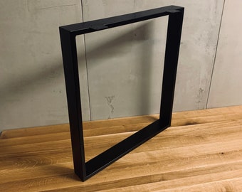 Metal classic table legs - Rectangular shape - For tables and desks and dressers. High quality, choice of color and dimensions