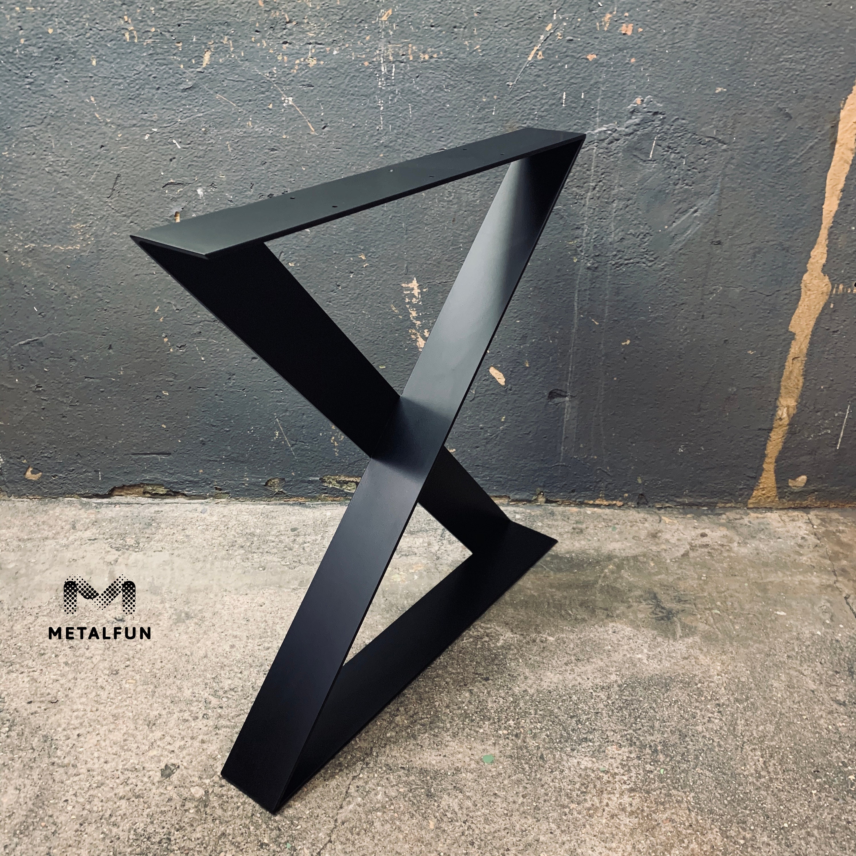 Metal Steel Legs X Shape Dining Table Legs SET 2 DESK | Etsy