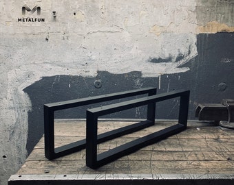 Chest of drawers legs |  Bench | commode legs | Bench SET (2) Industrial LOFT Love Steel legs Vitage METALFUN