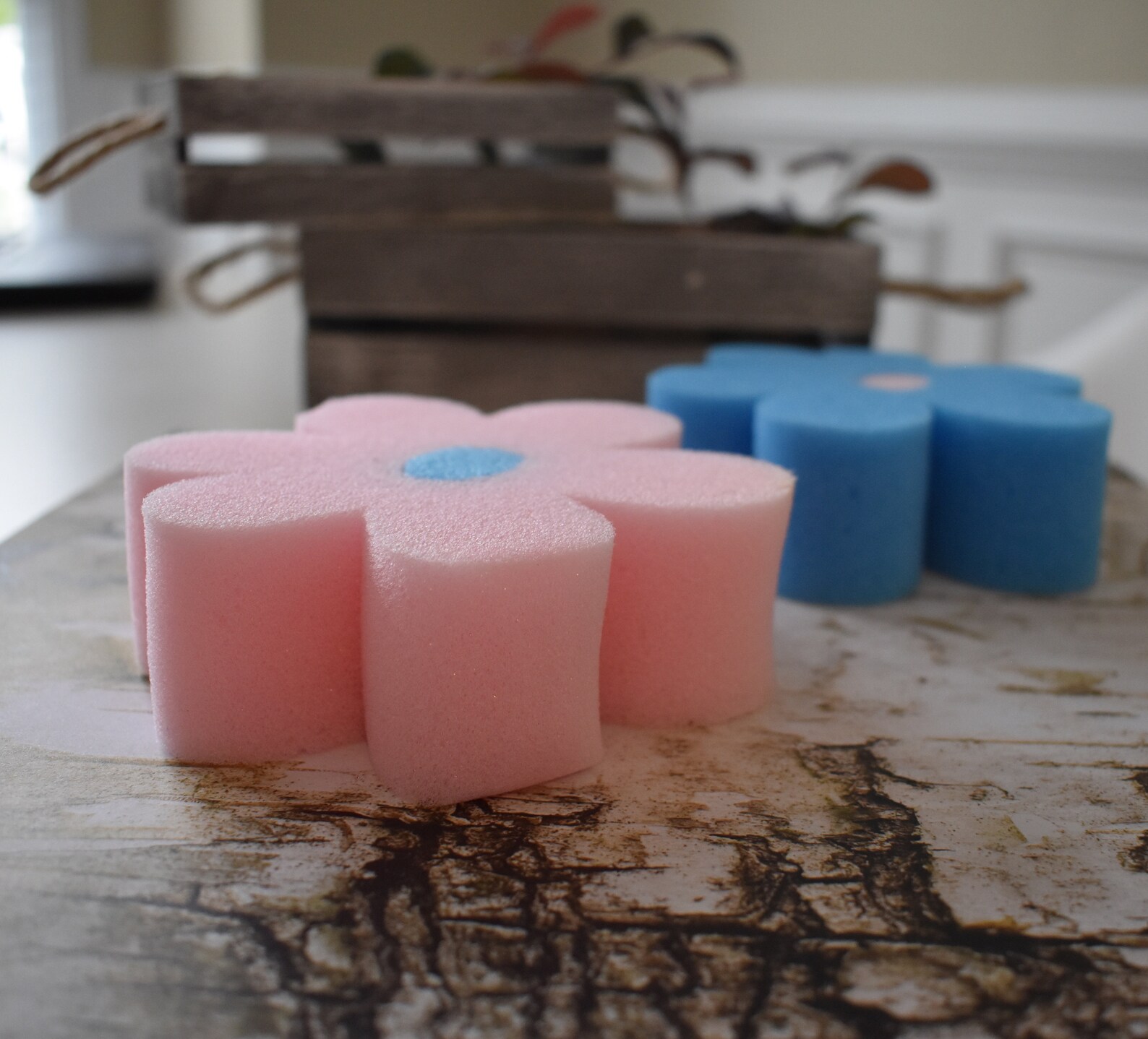 Flower Bath Sponges Etsy