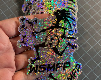 Widespread Panic Note Eater Glitter Sticker 3", WSMFP