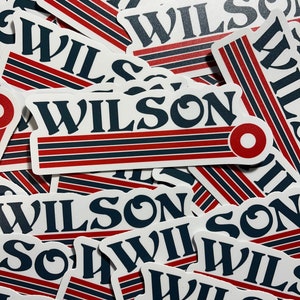 Phish &quot;Wilson&quot; 4.5&quot; x 1.5&quot; Matte Vinyl Die Cut Sticker