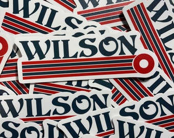 Phish "Wilson" 4.5" x 1.5" Matte Vinyl Die Cut Sticker
