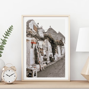 Italy Photography, Italy Print, Alberobello, Wall Art Print, Photography Prints, Wall Decor, Italy, Home Decor, Italian Village, Living Room