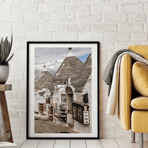Italy Photography, Italy Print, Alberobello, Wall Art Print, Photography Prints, Wall Decor, Italy, Home Decor, Italian Village, Living Room