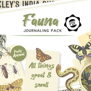 Fauna Journaling Pack PDF