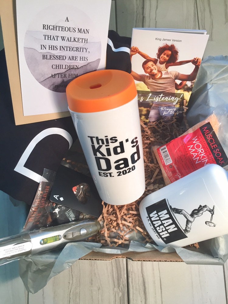 Custom new dad gift box from wifeLuxury Dad Gift Box New Etsy