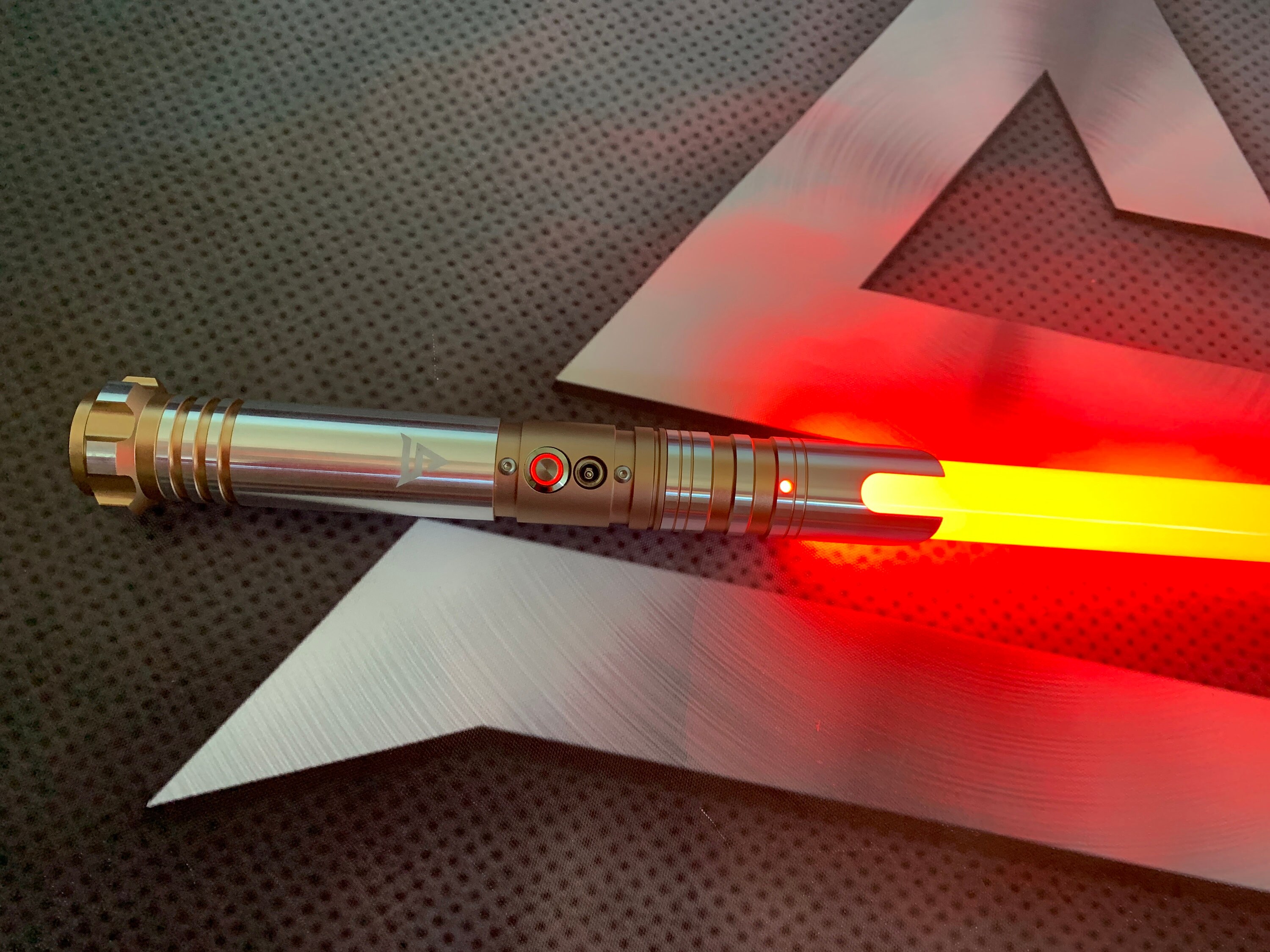 Gold Hammer Lightsaber Force FX Heavy Dueling Lightsaber Star Etsy