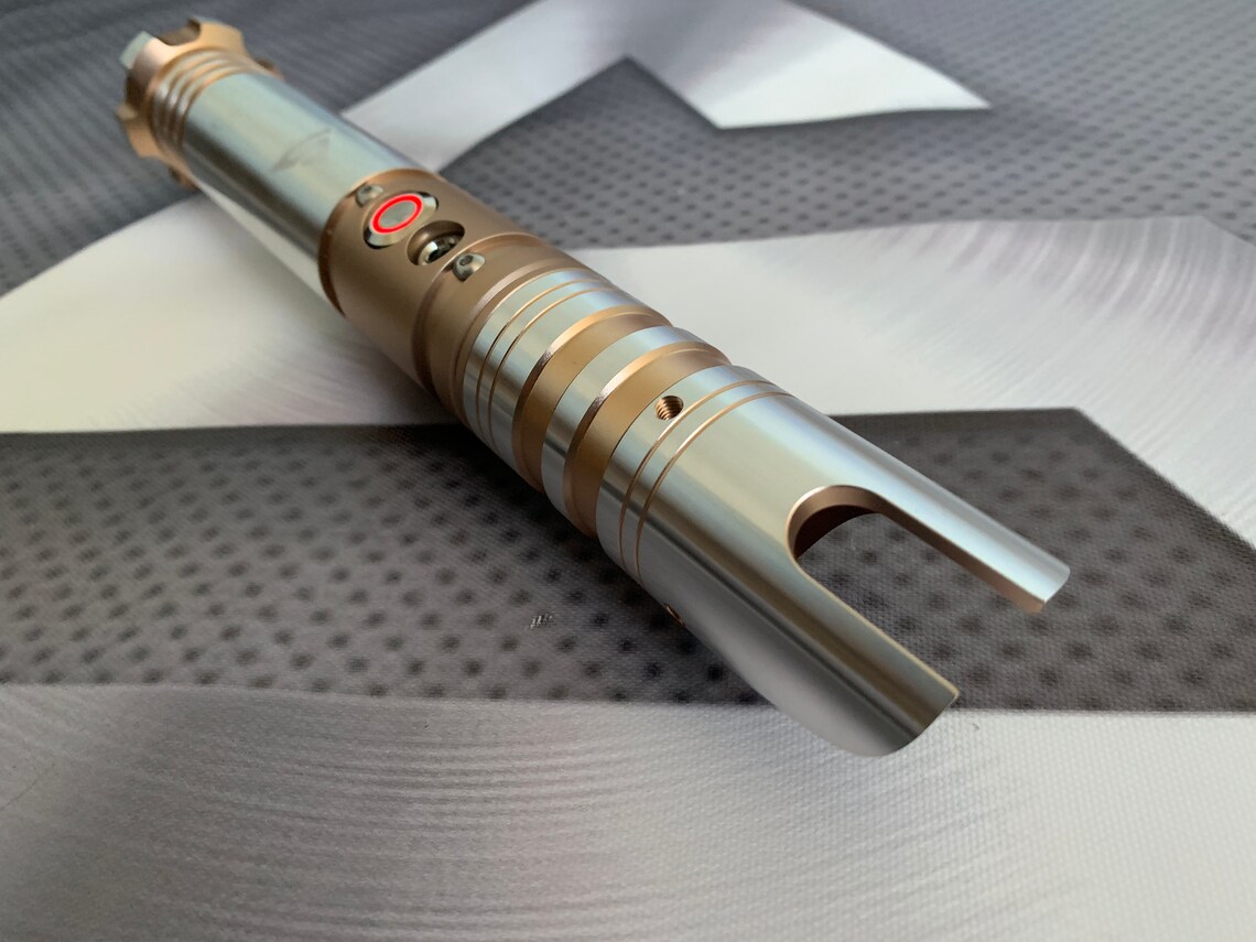 Gold Hammer Lightsaber Force FX Heavy Dueling Lightsaber Star Etsy