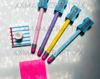 3D Printed Pen Set, Pencil Pen, Pen Stand, Pen Topper