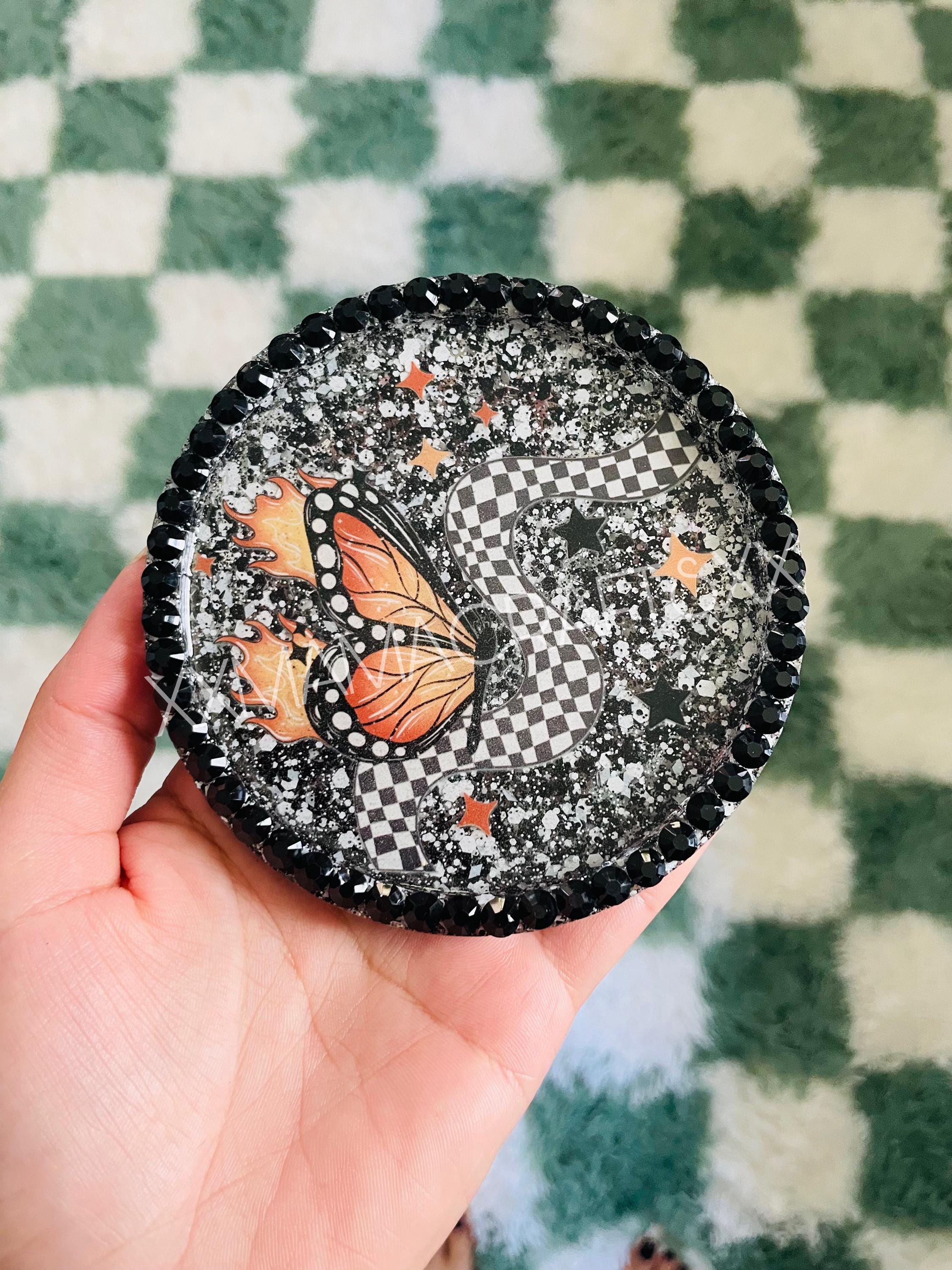 蝶のコースター Coaster Stone With Butterflies - Etsy