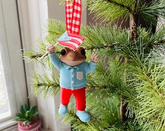 Sapo Flag Ornament, Puerto Rico