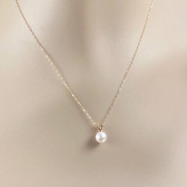 Flat Pearl Necklace - Etsy
