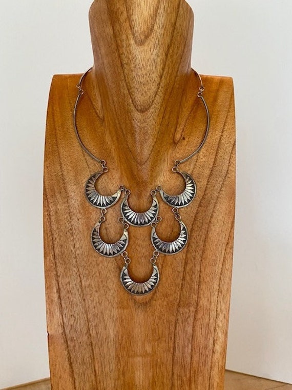 Vintage Kingman Spiderweb Turquoise Necklace, c.1970's | Burton's