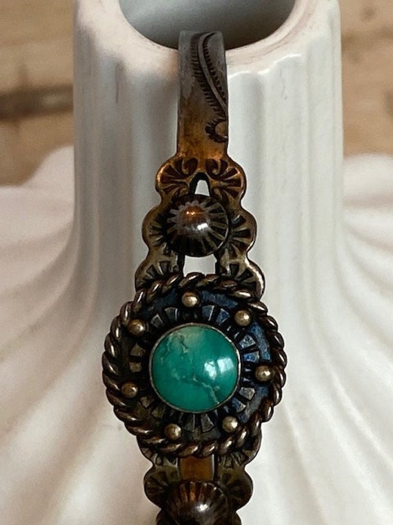 Bell Trading Post Sterling Silver and Turquoise C… - image 3