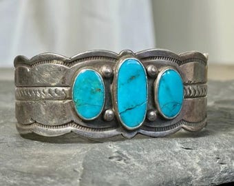 Native American Nel Fred Vintage Navajo Sun Sterling Silver Thick Ring Native American Nel Fred Vintage Navajo Sun Sterling Silver Thick Ring