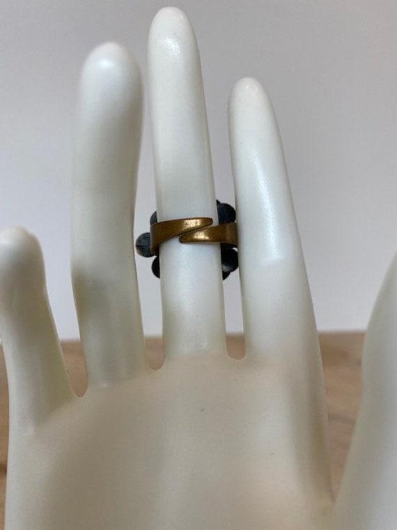 Pentti Sarpaneva Brass Anodized Metal Ring Finlan… - image 8