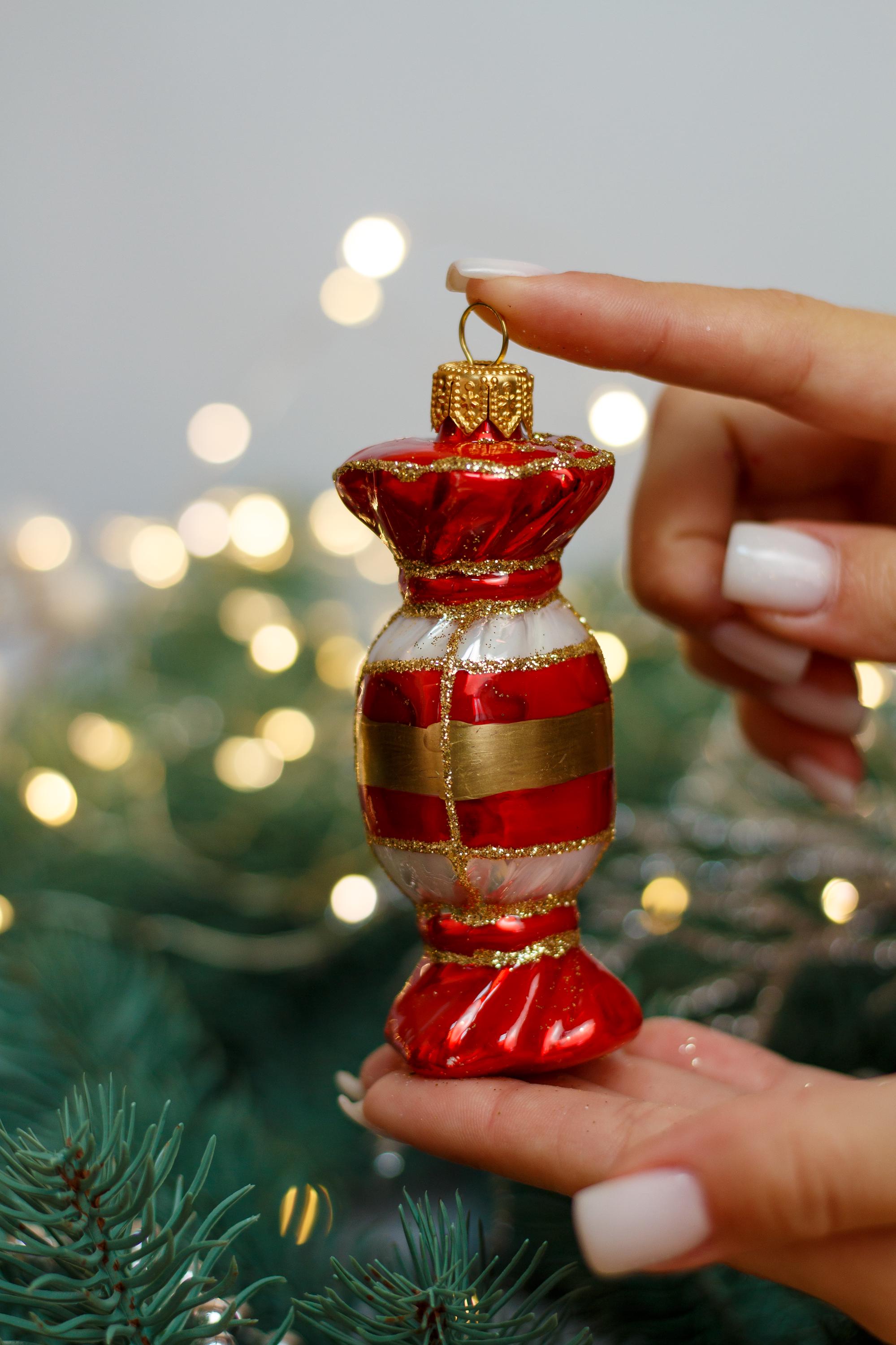 甘いキャンディのクリスマスオーナメント、ホリデーデコレーション