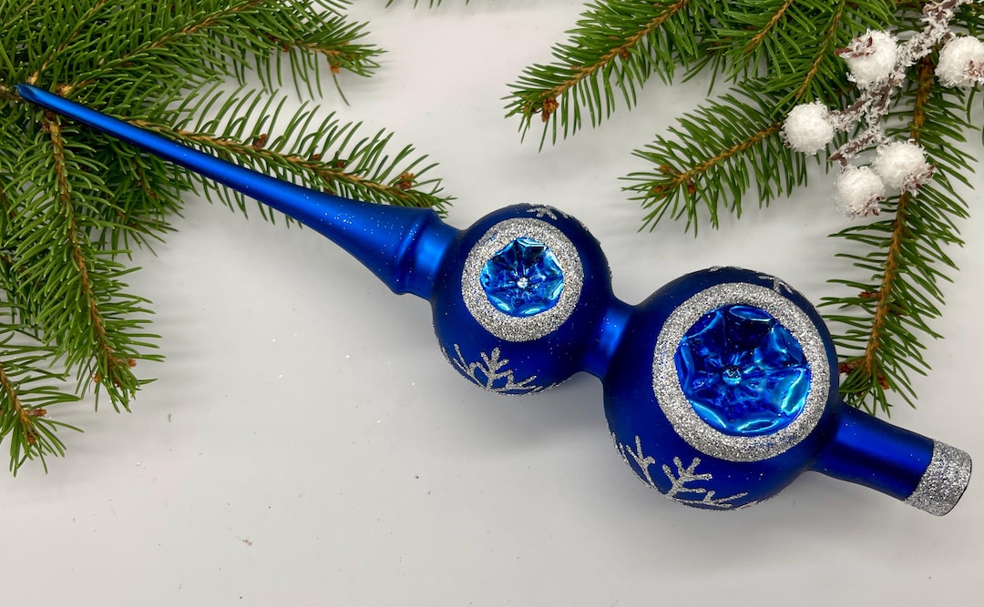 Décoration De Sapin De Noël Rouge - Décoration En Verre Soufflé - France