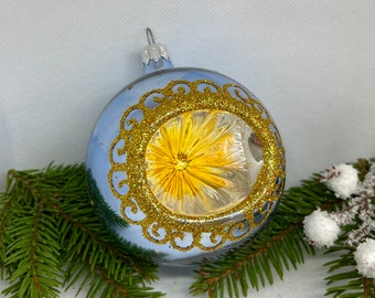 2026 Christmas decor blue christmas ornament, handmade glass christmas ornaments new home christmas glass ornament christmas decoration 2024