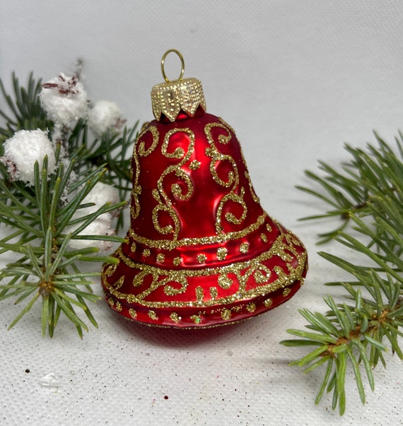 Red bell christmas ornaments Clearance