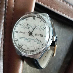 Montre soviétique Raketa , montre ancienne, montre homme, montre vintage, montre classique, montre homme, montres pour homme, montre vintage image 7