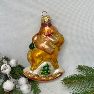 Mundgeblasener Glasschmuck, handgefertigter Glasanhänger, handgefertigter Glasschmuck für den Weihnachtsbaum, XMAS 2025, Weihnachtsgeschenk,
