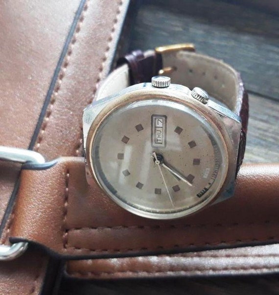 Montre Bracelet Homme Raketa (URSS) Vintage - Fonctionnelle, Occasion