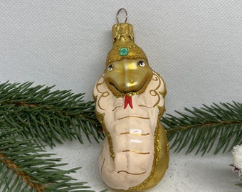 Snake Christmas ornament holiday decor handmade christmas glass ornaments  family ornaments tree decorations christmas gift 2024