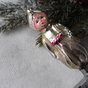Antique Christmas glass ornament,1950s christmas, vintage Christmas glass ornaments, Christmas tree, Winter decor, Gifts ideas,Holiday decor
