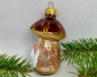 きのこのクリスマスオーナメント、ホリデーデコレーション、手作り