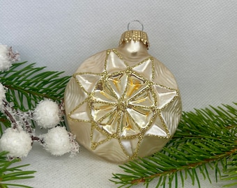 Ornamenti natalizi a forma di fiore, decorazioni per le feste, ornamenti natalizi in vetro fatti a mano, ornamenti per la famiglia, decorazioni per l'albero, regalo di Natale 2024