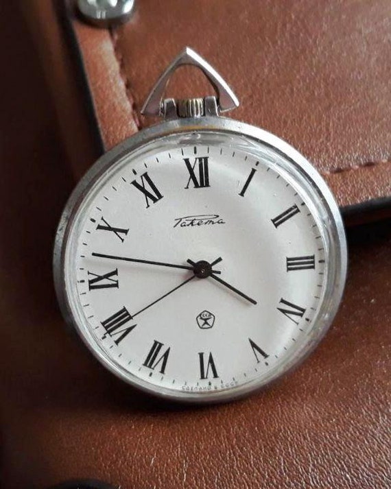 Vintage pocket watch Raketa Soviet pocket watch  … - image 10