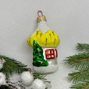 Hut Weihnachtsschmuck, Mundgeblasener Glasschmuck, handgefertigter Glasschmuck, Weihnachten 2025, Geschenk Weihnachten
