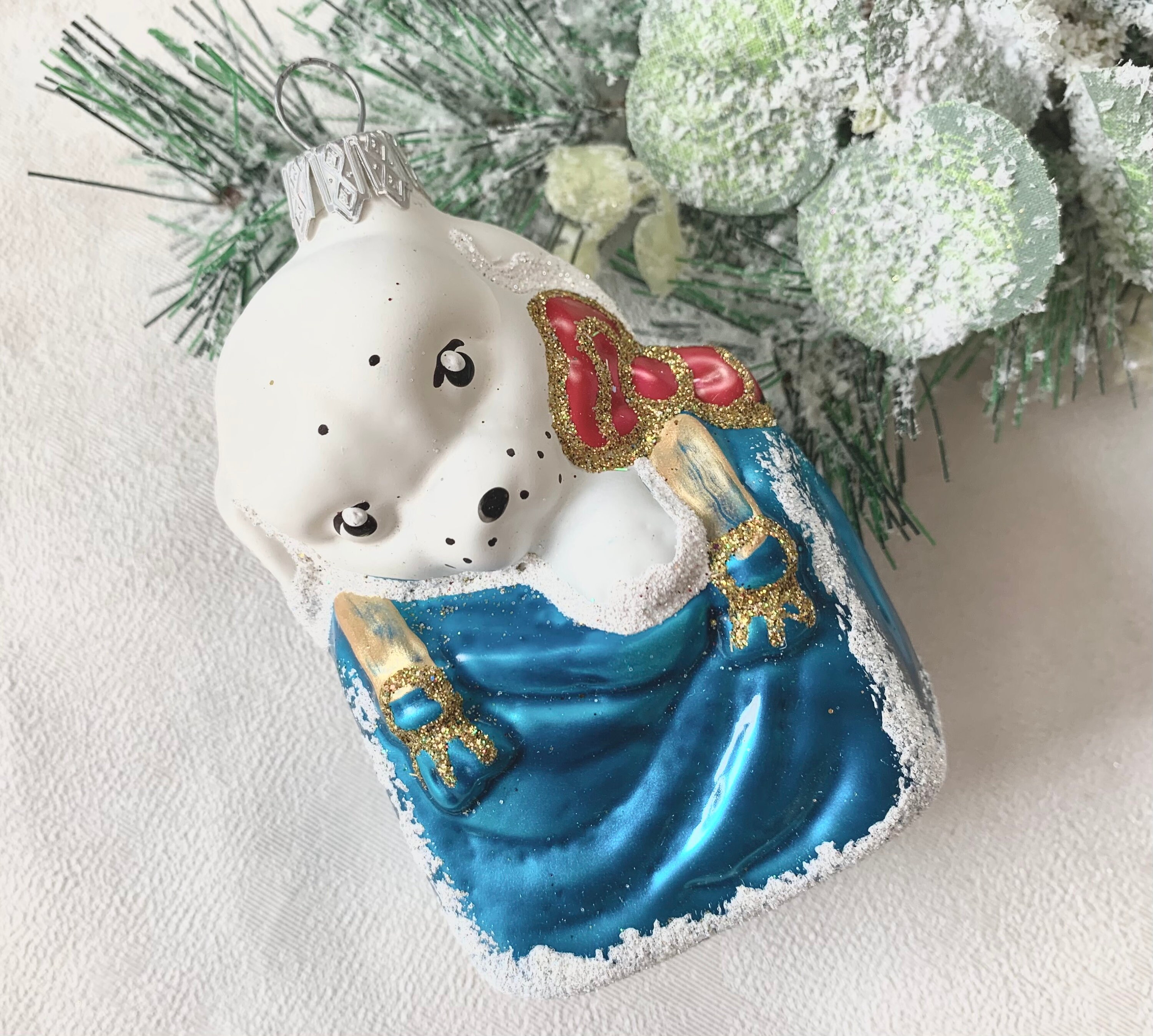 Dog Glass Christmas Ornament Gift ideasChristmas giftBlown Etsy