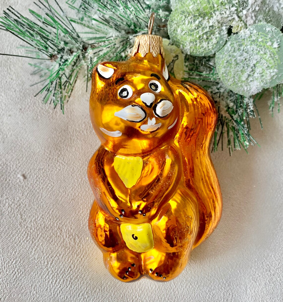 CAT Glass Christmas Ornament Gift ideasChristmas giftBlown Etsy