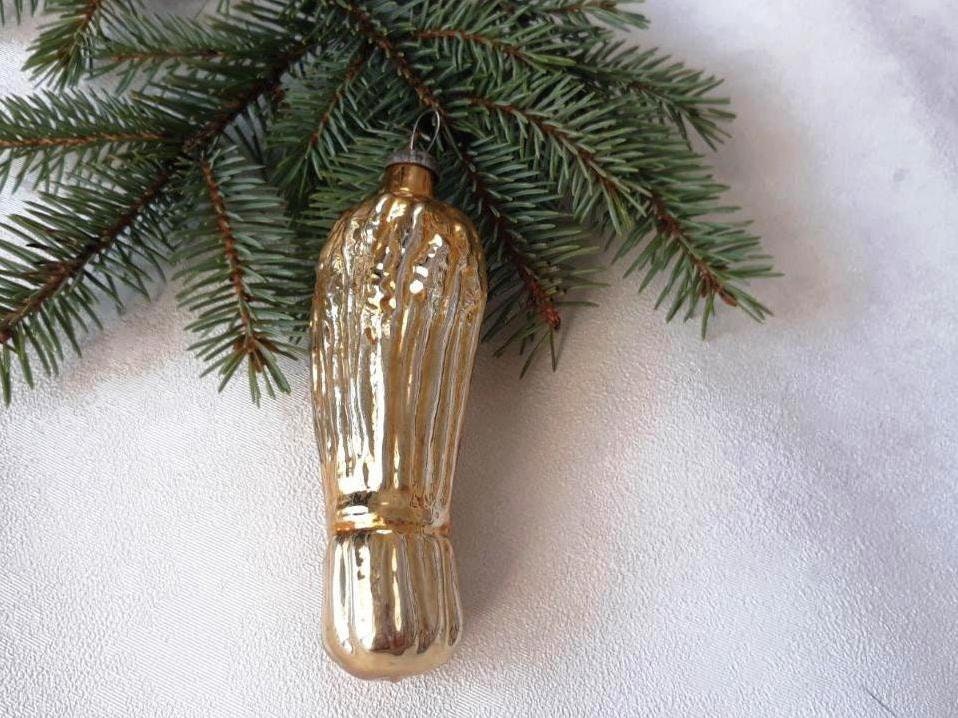 Sheaf of Wheat Vintage Antique Christmas Glass Ornament1950s Etsy UK