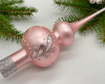 Large Pink Tree Topper Pink Bow Christmas Tree Topper - Etsy