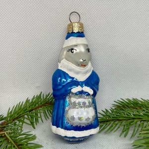 ZIEGE Weihnachtsschmuck, Mundgeblasener Glasschmuck, handgefertigter Glasanhänger, XMAS 2025, Weihnachtsgeschenk