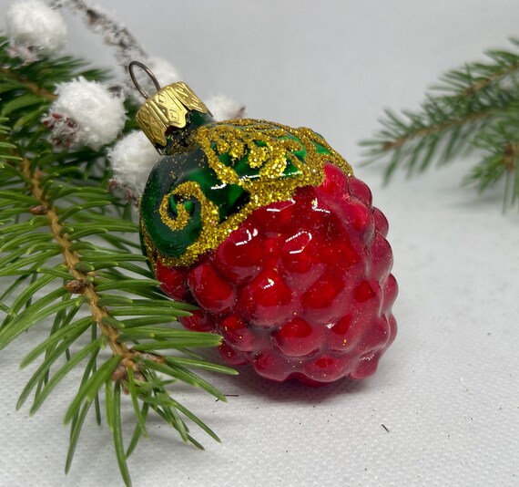 Pearl Christmas Glass Tree Topper With Snowflake, Handmade Finail