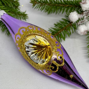 Lilac christmas decoration glass ornaments vintage style home decor christmas ornaments handemade xmas family gift mercury glass tree