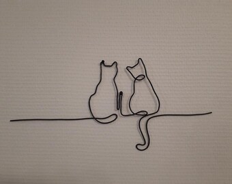 Decoration Chat Etsy